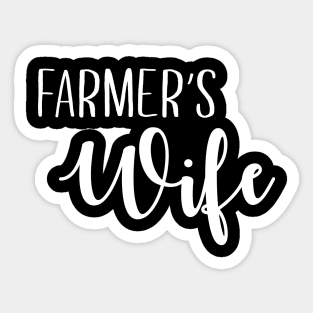 Farmers wife Sticker